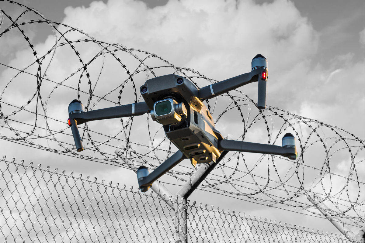 Rising fears over drones smuggling firearms into UK prisons I openvoicenews.com
